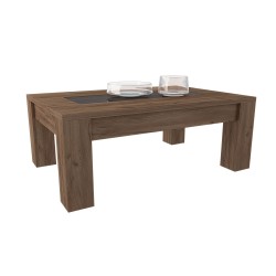 Aline Τραπεζάκι σαλονιού Αφροδίτη τζάμι 11411107 110 x 70 x 42 cm