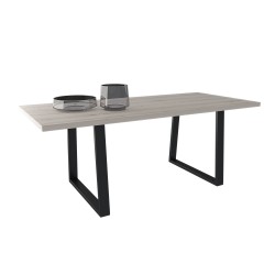 Aline Τραπέζι τραπεζαρίας Ναυσικά μεταλλ. πόδι 11422002 200 x 100 x 78 cm