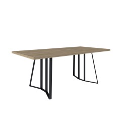 Aline Τραπέζι τραπεζαρίας Άρτεμις μεταλλ. πόδι 11422003 200 x 100 x 78 cm