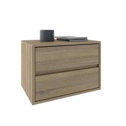 Aline Κομοδίνο 2συρτ. Φρένο με κενό 11610601 60 x 40 x 44 cm