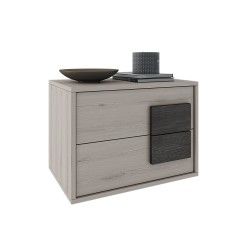 Aline Κομοδίνο 2συρτ. Φρένο πόμολο μλμ 11610602 60 x 40 x 44 cm