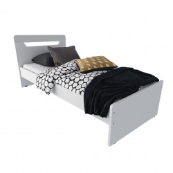 Aline Κρεβάτι ημίδ. Ερμιόνη (για στρώμα 190x110) 11641205 197 x 120 x 91 cm