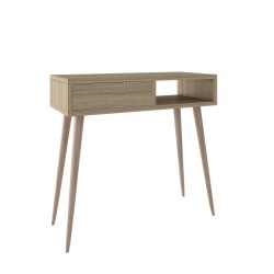 Aline Τουαλέτα 1συρτ. 1κενό ξύλινο πόδι 11720901 90 x 40 x 86 cm