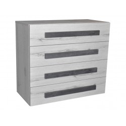 Aline Συρταριέρα 4συρτ. πόμολο μλμ 11720904 90 x 44 x 81 cm