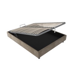 Aline Βάση μεταλλική με αποθ. (στρώμα 110x190) κλειστή 24541104 192 x 110 x 32 cm