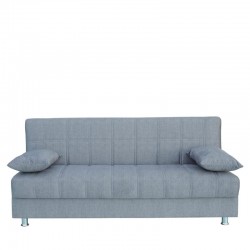 Καναπές Κρεβάτι Τριθέσιος ArteLibre LAURA II Γκρι 190x84x86cm