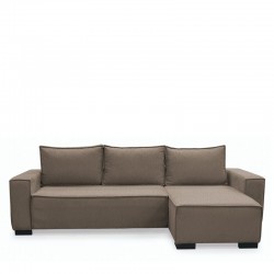 Καναπές Κρεβάτι Γωνιακός ArteLibre HARPER Αναστρέψιμος Taupe 271x160x94cm