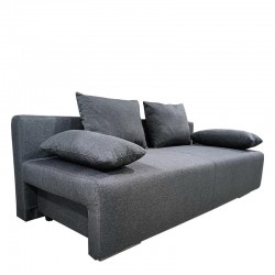 Καναπές Κρεβάτι Τριθέσιος ArteLibre URBAN LOUNGE 3S Σκούρο Γκρι Ύφασμα 194x93x72cm