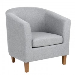 Πολυθρόνα ArteLibre FIORELLA Γκρι Ύφασμα 73x69x75cm