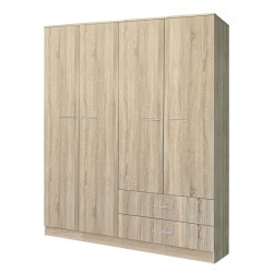 Ντουλάπα ArteLibre SASSA Φυσικό Μοριοσανίδα 120x50x195cm