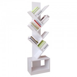Βιβλιοθήκη ArteLibre BADRU Λευκό Μοριοσανίδα 40x19.5x150cm