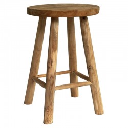 Σκαμπό Επαγγελματικό ArteLibre SEDATUS Καφέ Ξύλο 35x35x62cm