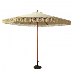 Ομπρέλα Κήπου ArteLibre KARENA Μπεζ/Φυσικό Ξύλο/Polyester Φ3x2.50m