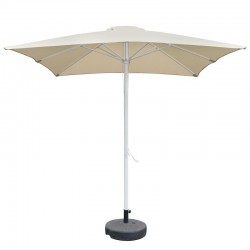 Ομπρέλα Κήπου ArteLibre MELIOR Μπεζ/Λευκό Αλουμίνιο/Polyester Φ2.2x2.2m