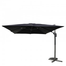 Ομπρέλα Κήπου ArteLibre VALENA Μαύρο/Γκρι Αλουμίνιο/Polyester Φ3x3m