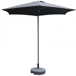 Ομπρέλα Κήπου ArteLibre MELIORE Ανθρακί/Γκρι Αλουμίνιο/Polyester Φ2.5x2.36m