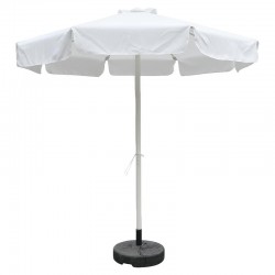 Ομπρέλα Κήπου ArteLibre SALVIA Εκρού/Λευκό Αλουμίνιο/Polyester Φ2.2x2.5m