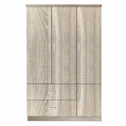 Ντουλάπα ArteLibre TUBEROSA Φυσικό Μοριοσανίδα 120x50x180cm