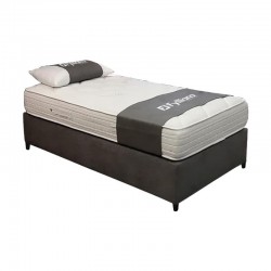 ΒΑΣΗ ΚΡΕΒΑΤΙΟΥ Lionel ΓΚΡΙ ΧΡΩΜΑ ΜΕ ΠΛΑΣΤΙΚΑ ΠΟΔΙΑ 90x200x30