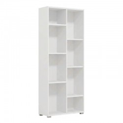 ΒΙΒΛΙΟΘΗΚΗ Fylliana Modulus 4 ΛΕΥΚΟ ΧΡΩΜΑ 70x33x142εκ