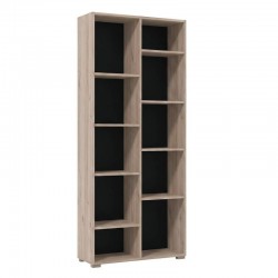 ΒΙΒΛΙΟΘΗΚΗ Fylliana Modulus 5 GREY OAK ΧΡΩΜΑ 70x33x177εκ