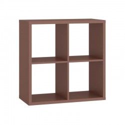 ΒΙΒΛΙΟΘΗΚΗ MONTARO TERRACOTTA ΧΡΩΜΑ 73x33x73εκ