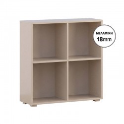 ΒΙΒΛΙΟΘΗΚΗ-ΡΑΦΙΕΡΑ Fylliana Smart 4P 18 CASHMERE ΧΡΩΜΑ 74x29x76εκ