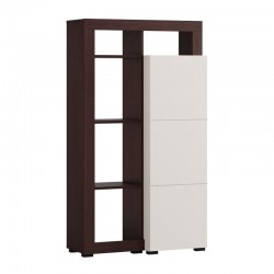 ΒΙΤΡΙΝΑ ARGYLL 1K1V OP 138 CASHMERE ΜΕ DARK TAILOR OAK ΧΡΩΜΑ 77x35x138εκ