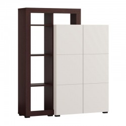 ΒΙΤΡΙΝΑ ARGYLL 2K2V OP 138 CASHMERE ΜΕ DARK TAILOR OAK ΧΡΩΜΑ 116x35x138εκ