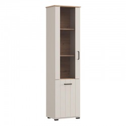 ΒΙΤΡΙΝΑ LAMBETH 1K VS1 191 CASHMERE-ARTISAN OAK 50x36x191εκ