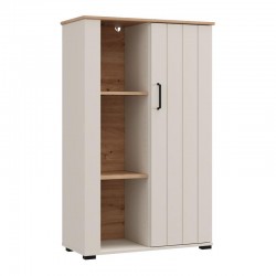 ΒΙΤΡΙΝΑ LAMBETH 2K1V 127 CASHMERE-ARTISAN OAK 80x36x127εκ