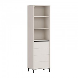 ΒΙΤΡΙΝΑ MARRON 1K1V POP 193 CASHMERE-ΜΑΥΡΟ ΜΑΤ 55x40x193εκ