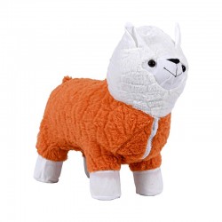 ΔΙΑΚΟΣΜΗΤΙΚΟ ΥΦΑΣΜΑΤΙΝΟ ΣΚΑΜΠΟ Fylliana ΑΛΠΑΚΑ ΠΟΡΤΟΚΑΛΙ ΧΡΩΜΑ 35x18x35εκ