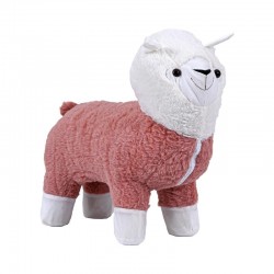 ΔΙΑΚΟΣΜΗΤΙΚΟ ΥΦΑΣΜΑΤΙΝΟ ΣΚΑΜΠΟ Fylliana ΑΛΠΑΚΑ ΡΟΖ ΧΡΩΜΑ 35x18x35εκ