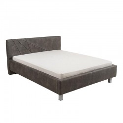 ΔΙΠΛΟ ΚΡΕΒΑΤΙ FALCO ΓΚΡΙ 178x217x94εκ (160x200)