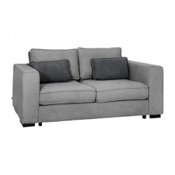 ΔΙΘΕΣΙΟΣ ΚΑΝΑΠΕΣ Huelva ΓΚΡΙ ΥΦΑΣΜΑ 181x93x86εκ