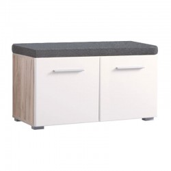 ΕΠΙΠΛΟ ΧΩΛ Beny ΚΟΜ 760 GREY OAK-ΛΕΥΚΗ ΛΑΚΑ 79x35x45εκ