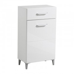 ΕΠΙΠΛΟ ΧΩΛ COMO 1K1F ΛΕΥΚΟ-ΛΕΥΚΗ ΛΑΚΑ 58x35x104,5εκ fxtr