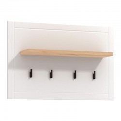 ΕΠΙΠΛΟ ΕΙΣΟΔΟΥ VALENCIA CIV ARTISAN OAΚ-ΛΕΥΚΟ ΜΑΤ 86,5x19,5x57εκ