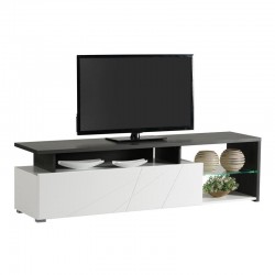 ΕΠΙΠΛΟ ΤΗΛΕΟΡΑΣΗΣ ARCTIC ΛΕΥΚΟ-ΜΑΥΡΟ-ΛΕΥΚΗ ΛΑΚΑ 170x42x47εκ