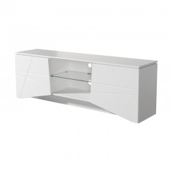 ΕΠΙΠΛΟ ΤΗΛΕΟΡΑΣΗΣ CADIZ ΛΕΥΚΗ ΛΑΚΑ 168x39x57εκ