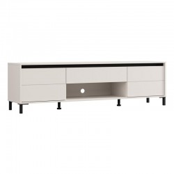 ΕΠΙΠΛΟ ΤΗΛΕΟΡΑΣΗΣ MARRON TV 183 3K1F2V CASHMERE-ΜΑΥΡΟ ΜΑΤ 183x40x52εκ