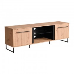 ΕΠΙΠΛΟ ΤΗΛΕΟΡΑΣΗΣ SARDINIA TV 170 ARTISAN OAK / ΜΑΥΡΟ 170,5x42x54εκ