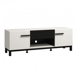 ΕΠΙΠΛΟ ΤΗΛΕΟΡΑΣΗΣ SARTHE 150 3K1F2V ΛΕΥΚΟ-ΜΑΥΡΟ-ΛΕΥΚΟ ΜΑΤ-ΜΑΥΡΟ MAT 147x42x51εκ n.t.v