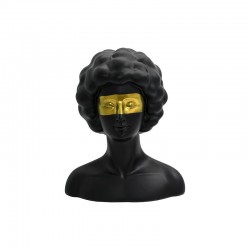 ΕΠΙΤΡΑΠΕΖΙΑ ΔΙΑΚΟΣΜΗΤΙΚΗ ΦΙΓΟΥΡΑ Fylliana FL7205 ΜΑΥΡΟ ΧΡΥΣΟ ΧΡΩΜΑ 12x10x25εκ