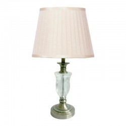 ΕΠΙΤΡΑΠΕΖΙΑ ΛΑΜΠΑ Fylliana 20510 ΜΕΤΑΛΛΟ-ΓΥΑΛΙ ΑΣΗΜΙ Ε27 49εκ