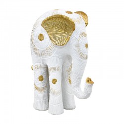 ΕΠΙΤΡΑΠΕΖΙΟ ΔΙΑΚΟΣΜΗΤΙΚΟ ΕΛΕΦΑΝΤΑΣ Fylliana FL401 ΧΡΥΣΟ-ΛΕΥΚΟ ΑΝΤΙΚΕ ΧΡΩΜΑ 20x12x26εκ