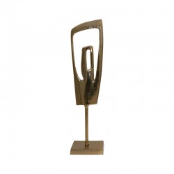 ΕΠΙΤΡΑΠΕΖΙΟ ΔΙΑΚΟΣΜΗΤΙΚΟ Fylliana "Sculpture" ΧΡΥΣΟ 16x11x65εκ