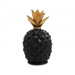 ΕΠΙΤΡΑΠΕΖΙΟ ΔΙΑΚΟΣΜΗΤΙΚΟ POLYRESIN Fylliana "Ανανάς" ΜΑΥΡΟ-ΧΡΥΣΟ ΧΡΩΜΑ 14x24εκ