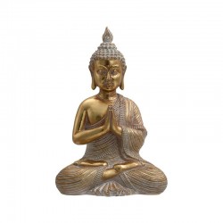 ΕΠΙΤΡΑΠΕΖΙΟ ΔΙΑΚΟΣΜΗΤΙΚΟ POLYRESIN Fylliana "Buddha" ΧΡΥΣΟ ΧΡΩΜΑ 22x15x31εκ